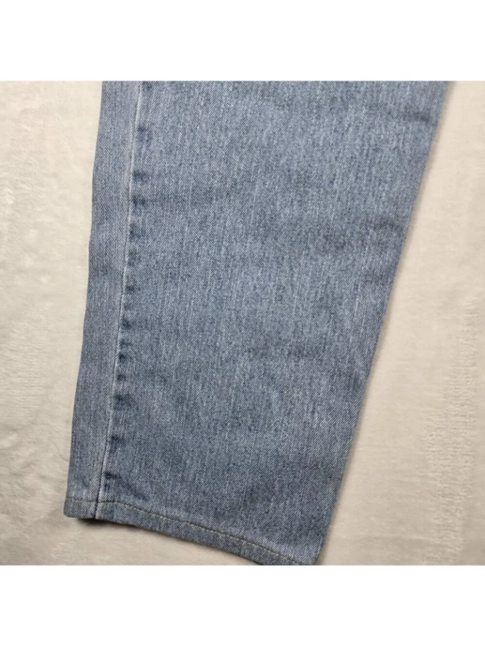 Levis 550 Jeans Men's 33x36 Relaxed-Fit Light Stone-Wash Blue Denim